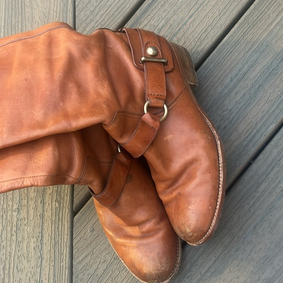 Coach Natale Harness Genuine Leather Riding Boots Size 39 - Picture 7 of 9